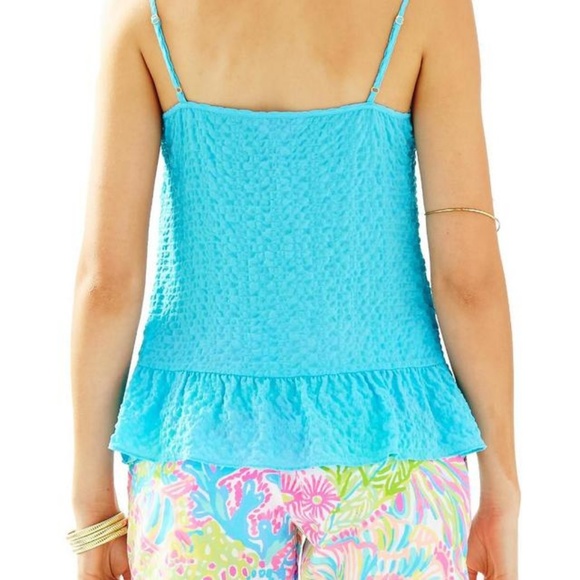 SOLD NWT Lilly Pulitzer Top in Pool House Blue - Picture 3 of 8